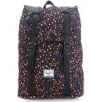Herschel Retreat Mid-Volume Backpack #10329 Black Mini Floral/Black