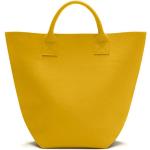 Gelbe Hey Sign Carry Einkaufstaschen aus Wolle für Herren 