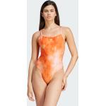 Reduzierte Orange Print adidas Damenbadeanzüge & Damenschwimmanzüge Orangen Größe M 