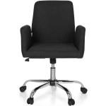 Schwarze Retro hjh Office Office Bürostühle & Arbeitsstühle aus Polyester 