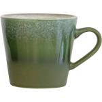 Grüne Cappuccinotassen 300 ml aus Keramik 
