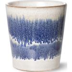 Blaue Kaffeebecher aus Keramik 