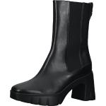Schwarze Högl Blockabsatz Stiefel mit Absatz Reißverschluss für Damen Größe 35 