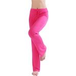 Dunkelrosa Yogahosen aus Modal für Damen Größe XS 