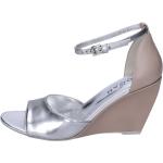 Silberne Hogan Schuhe Größe 36,5 mit Absatzhöhe 7cm bis 9cm 