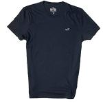 Hollister Herren Tee Graphic T-Shirt - V Ausschnitt - Rundhalsausschnitt, Navy 0942-200, Klein