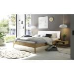 Hellbraune Moderne Betten Landhausstil geölt aus Holz 100x200 cm 