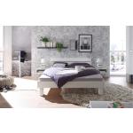 Weiße Moderne Betten Landhausstil aus Holz 140x200 cm 