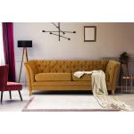 Goldene Moderne Home Affaire Dreisitzer-Sofas 