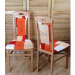 Rote Home Affaire Kasia Esszimmerstühle aus Buchenholz 2 Teile 