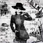 Schwarze Home Affaire Audrey Hepburn Bilder & Wandbilder 