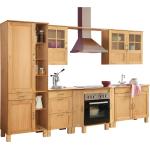 Beige Landhausstil Home Affaire Alby Küchenmöbel aus Kiefer ohne Geräte 
