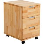 Beige Rustikale Home Affaire Rollcontainer 