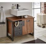 Rustikale Waschbeckenunterschränke & Badunterschränke günstig online kaufen