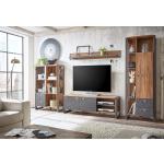 Braune Industrial Home Affaire Detroit Wohnzimmermöbel aus Holz 