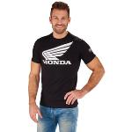 Schwarze MotoGP Rundhals-Auschnitt T-Shirts aus Baumwolle für Damen Größe XL 
