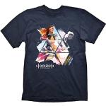 Horizon Zero Dawn Mens Ladies t T-Shirts Hemdens Painted Aloy Navy,(Small)