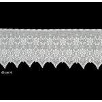 Hossner Panneaux Gardine 35x125 cm H/B | weiß | 100% Baumwolle