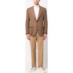 Braune Ralph Lauren Polo Ralph Lauren Sakkos mit Ellenbogen Patches  aus Wolle für Herren Größe S 