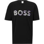 Reduzierte Schwarze Business Kurzärmelige HUGO BOSS BOSS T-Shirts aus Baumwolle für Herren Größe M 