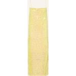 Gelbe HUGO BOSS HUGO Wasserfall-Ausschnitt Cocktailkleider mit Pailletten aus Polyester für Damen Größe XS 