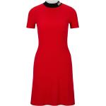 Rote Casual HUGO BOSS HUGO Mini Rundhals-Auschnitt Partykleider aus Polyester für Damen Größe L 