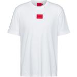 Reduzierte Weiße Casual Kurzärmelige HUGO BOSS HUGO T-Shirts aus Jersey für Herren Größe M 