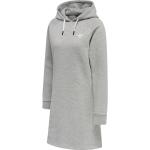 Graue Langärmelige Hummel Winterkleider aus Baumwolle für Damen Größe XS 