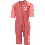 Pinke Hummel Kinderbadeanzüge Orangen aus Jersey für Babys Größe 86 
