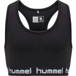 Schwarze Ärmellose Hummel U-Ausschnitt Kindersportshirts & Kindertrainingsshirts aus Jersey für Mädchen Größe 116 2 Teile 