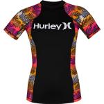 Bunte Kurzärmelige Hurley Surfshirts aus Elastan Größe XS 