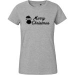 Kurzärmelige Hellweg Druckerei Bio T-Shirts aus Baumwolle für Damen Größe M zu Weihnachten 