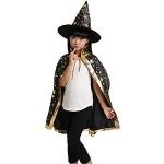 Schwarze Meme / Theme Halloween Faschingsumhänge für Kinder aus Satin 