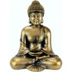 Goldene 19 cm Buddha Figuren Buddha aus Polyresin 