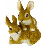 Braune 16 cm Osterdeko & Osterschmuck Hasen aus Polyresin 