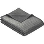 Gestreifte IBENA Decken mit Ärmeln aus Wolle trocknergeeignet 150x200 cm 