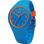 Blaue Ice Watch Kinderarmbanduhren Orangen aus Silikon mit Armband 