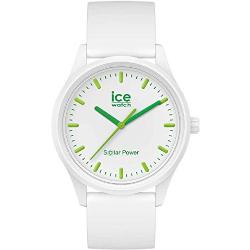 Ice-Watch - ICE solar power Nature - Weiße Herren/Unisexuhr mit Silikonarmband - 017762 (Medium)