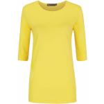 Reduzierte Gelbe 3/4-ärmelige Iceport T-Shirts aus Baumwolle für Damen Größe M 