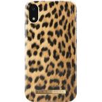 Bunte Animal-Print Sexy iPhone XR Hüllen Leoparden aus Kunstfell 
