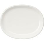 Weiße Iittala Ovale Teller 35 cm 