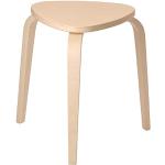 Ikea KYRRE Hocker, Birke, V-förmiger Sitz hilft Ihnen, sicher zu sitzen, Birkensperrholz, Birkenfurnier, getönter Klarlack