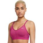 Reduzierte Pinke Atmungsaktive Nike Sport BHs aus Elastan mit Racerback Rücken für leichten Halt für Damen Größe XS 