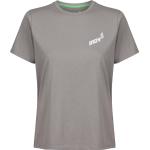 Reduzierte Hellgraue Kurzärmelige Inov-8 T-Shirts aus Baumwolle für Damen Größe S 