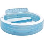 Blaue Intex Schwimmbecken & Swimmingpools aus Vinyl 