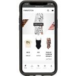 Reduzierte Schwarze MOSCHINO iPhone 11 Hüllen aus Polyurethan für Damen 
