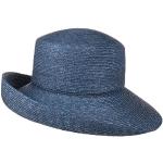 Blaue SEEBERGER Sommerhüte aus Stroh für Damen Einheitsgröße 