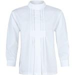 Weiße Stehkragen Kindertrachtenhemden aus Baumwolle für Jungen Größe 116 