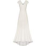Weiße Ivy Oak Schneewittchen Maxi V-Ausschnitt Brautkleider & Hochzeitskleider aus Elastan für Damen Größe M zur Hochzeit 