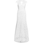Weiße Romantische Ivy Oak V-Ausschnitt Brautkleider & Hochzeitskleider aus Elastan für Damen Größe XS zur Hochzeit 